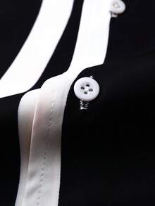 Manfinity Homme 男士加條紋印花襯衫 - 彩色 - 查看 5