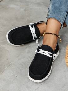 Women's Casual Sports Shoes - Black - View 1