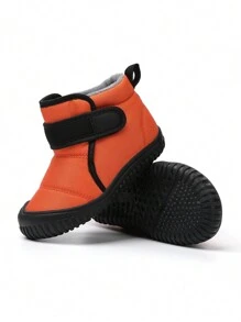 Infant Anti-collision Shoe Toe Warm Inner Bottom Anti-slip Baby Boots - Orange - View 4