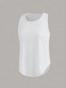 1入組交叉後背無背運動胸圍＆1入組條紋印花運動打底褲，女性網球服裝 - 彩色 - 查看 5