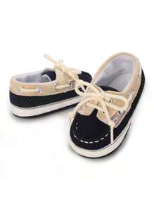 Infant Boys' Comfortable Soft Sole Sports Shoes With Strap For Learning To Walk - Blue - View 2