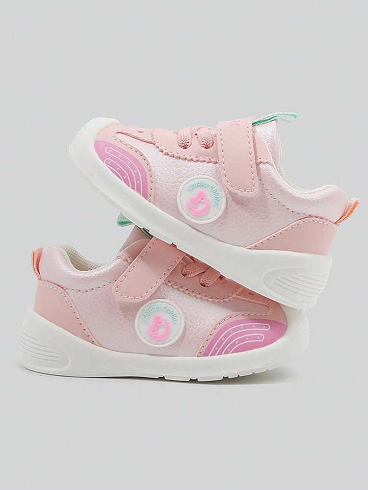 1-4歲幼童男女運動鞋,pu皮革鞋面,防滑柔軟鞋底 - 粉色 - 查看 7