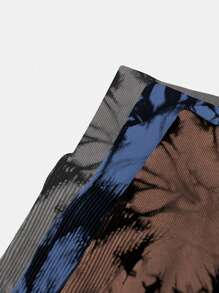 Easithlete 3入組無縫高彈性縮染運動短褲毛衣短褲