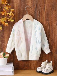 Baby Girl Graphic Pattern Duster Cardigan - Multicolor - View 1