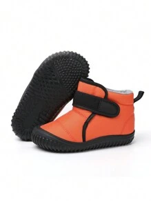Infant Anti-collision Shoe Toe Warm Inner Bottom Anti-slip Baby Boots - Orange - View 6