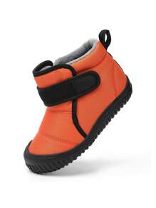 Infant Anti-collision Shoe Toe Warm Inner Bottom Anti-slip Baby Boots - Orange - View 5