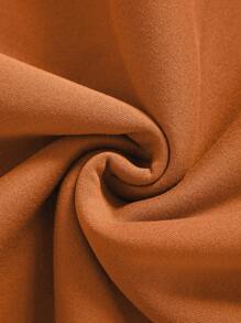 INAWLY Letter Graphic Thermal Lined Sweatshirt,Long Sleeve Tops Fall Cloth For Women - Coral Orange - View 4