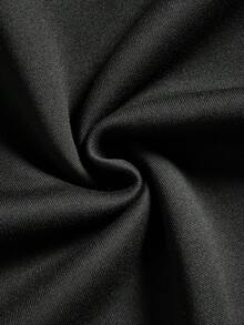 Cô Gái Trẻ In Giáng sinh Thả vai Áo nỉ ấm áp - màu đen - Xem 5