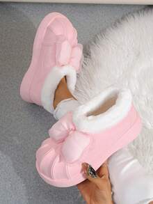 Women's Pink Snow Boots - Pink - View 6
