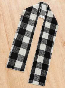 SHEIN Baby Boy Dual Pocket Lapel Neck Coat & Scarf Without Sweater - Khaki - View 3