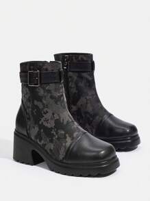 SheIn SXY 1 Pair Fashionable Boots - Black - View 2