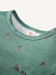 Cozy Pixies 男嬰3入組卡通圖案T恤 - 彩色 - 查看 8