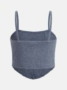 SHEIN Tween Girl effen cami-topje