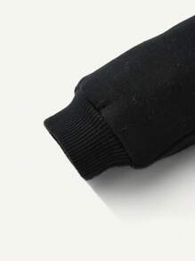 Cozy Pixies Baby Boy Plaid Print Raglan Sleeve Hooded Coat - Multicolor - View 3