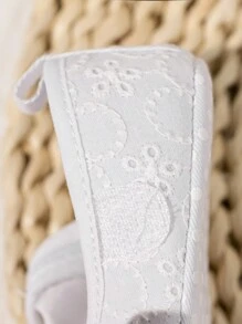 Infant Bow Decor Mary Jane Flats - White - View 8