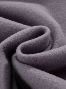 INAWLY 标语蝴蝶印花抽绳保暖连帽衫，自由自在，长袖上衣，毕业季、返校季、毕业季、教师节女士款，返校季套头衫秋季卫衣 - 淡紫色 - 查看 5