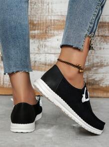 Women's Casual Sports Shoes - Black - View 2