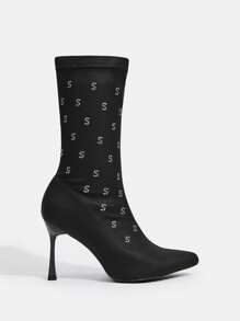 SheIn SXY Botas de moda - Negro - Ver 2