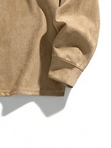 Áo nỉ Nam - Màu Khaki - Xem 3