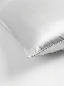 MOTF PREMIUM 1PC One-Sided 22MM SILK PILLOWCASE WITHOUT FILLER - Grey - View 5