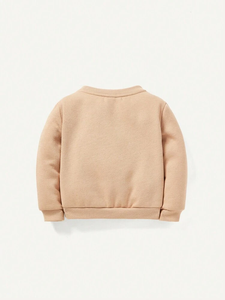 Baby Boy Argyle Print Sweatshirt