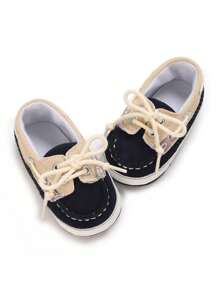 Infant Boys' Comfortable Soft Sole Sports Shoes With Strap For Learning To Walk - Blue - View 5