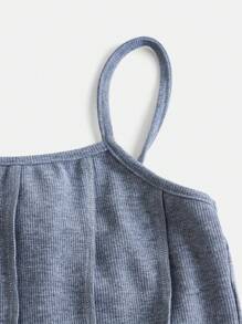 SHEIN Tween Girl effen cami-topje