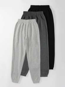 SHEIN Unity 3入組太陽和字母圖案衛褲 - 彩色 - 查看 2