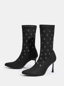 SheIn SXY Botas de moda - Negro - Ver 6