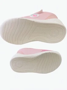 Giày thể thao cho bé trai và bé gái 1-4 tuổi với phần trên bằng da Pu, đế mềm chống trượt - Hồng - Xem 3