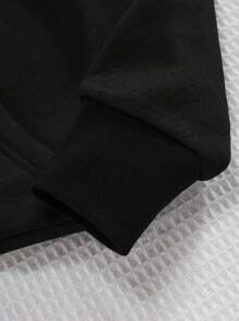 INAWLY 汽车和字母图案抽绳保暖内衬连帽衫 深厚感情 我对纽约有着深厚的感情 不眠之城 纽约 梦幻之城 美好氛围，长袖上衣