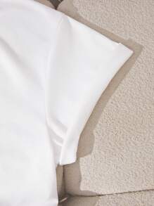 SHEIN LUNE Camiseta con estampado de figura - Blanco - Ver 3