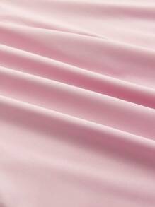 SHEIN MOD Chất rắn Váy Dây - Màu Hồng baby - Xem 3