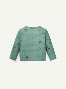 Cozy Pixies 男嬰3入組卡通圖案T恤 - 彩色 - 查看 4