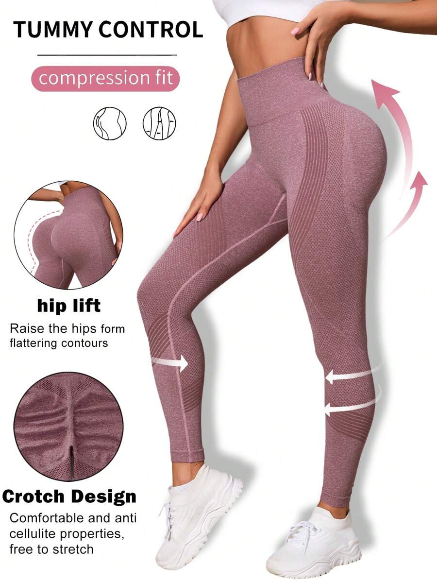 Wide Waistband Sports Leggings