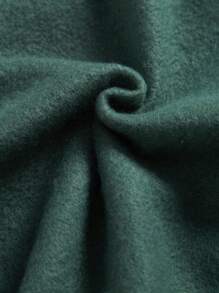 青少年男孩字母圖案加絨內裏運動衫