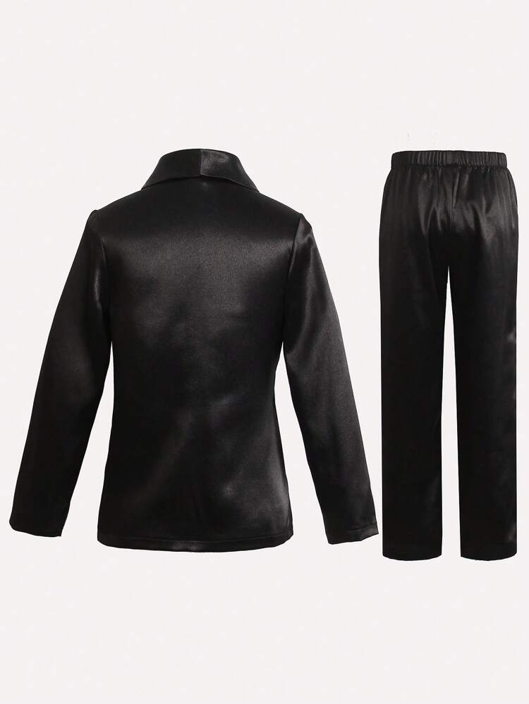 Tween Boy Shawl Collar Blazer & Suit Pants