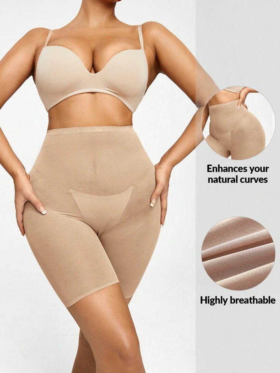 SHAPORA Eo cao Quần short định hình - Màu Khaki - Xem 1