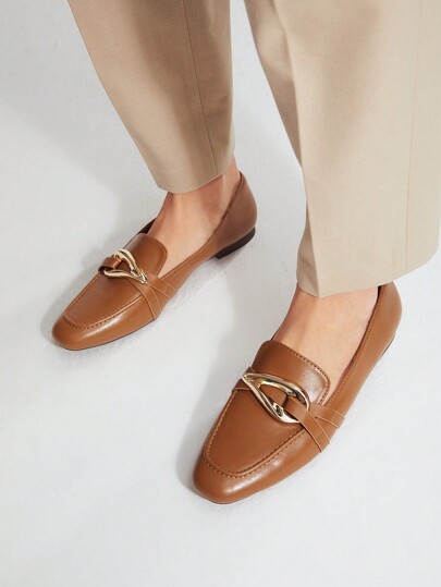 MOTF PREMIUM BUCKLE STRAP LOAFERS VACATION SHOES, FOR SUMMER, CHRISTMAS FALL NEW YEAR HOLIDAY, VALENTINES