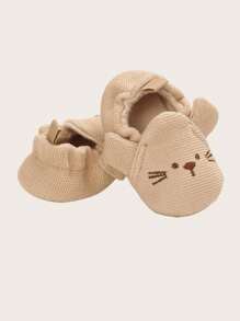 Zapatos blandos para bebé de 0 a 1 año, color albaricoque, modelo popular para niños, para primavera y otoño - Albaricoque - Ver 5