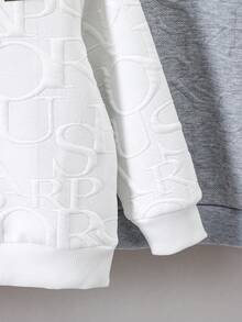 男小童2入組字母補丁細節運動衫 - 彩色 - 查看 6