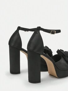 CUCCOO SZL 厚底涼鞋 - 黑色 - 查看 5