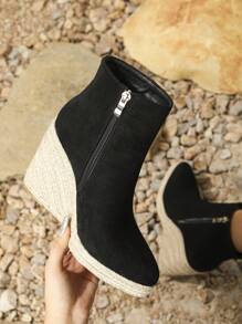 Women's Wedge Heel Platform Boots