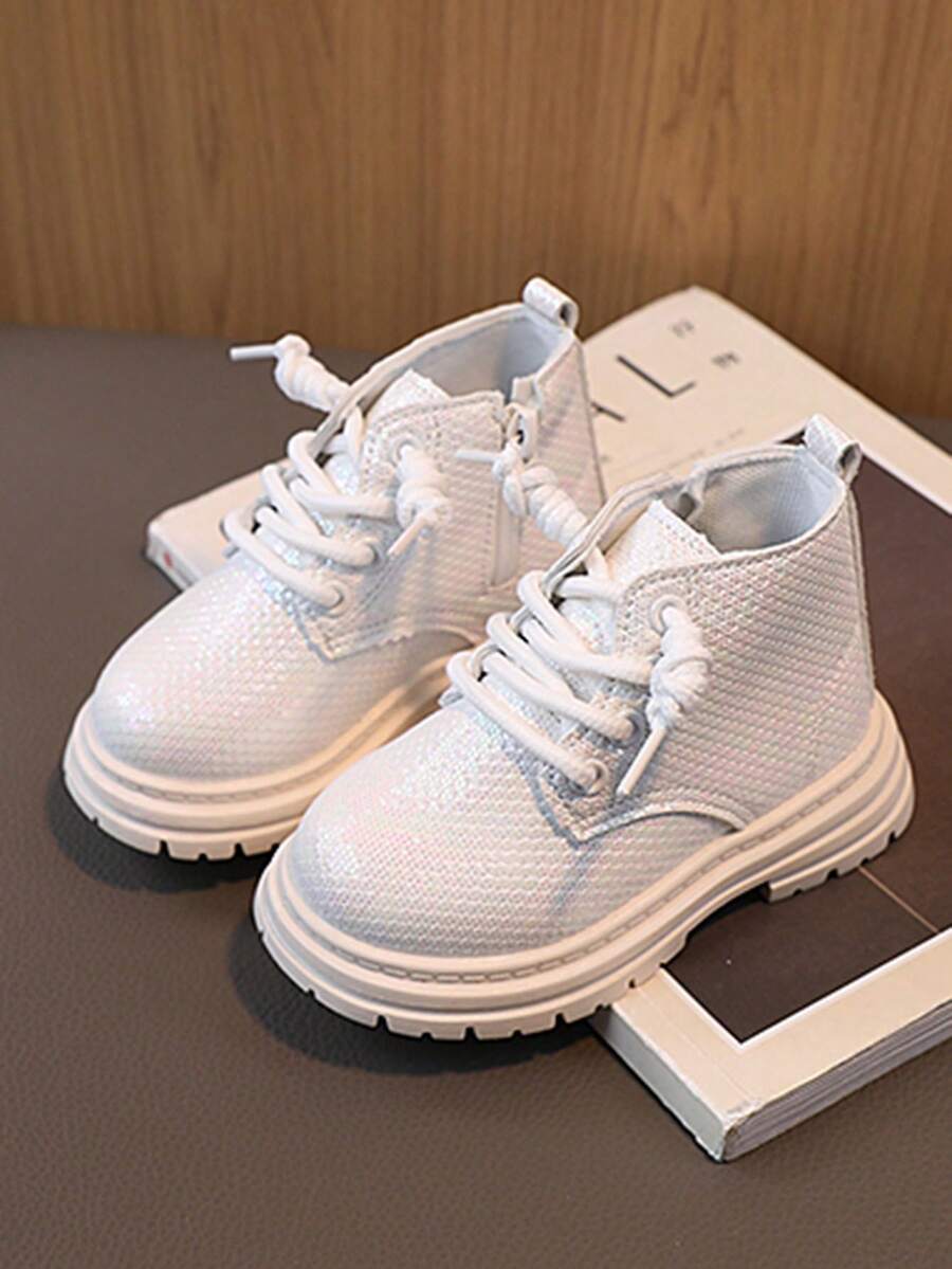 Botas Para Bebé - Blanco - Ver 1