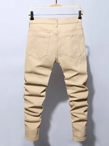 Manfinity LEGND Hombres Jeans desgarro unicolor