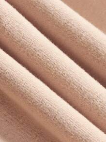 Cozy Pixies Bộ áo liền quần có mũ trùm đầu họa tiết chữ cái bé trai - Màu Khaki - Xem 5