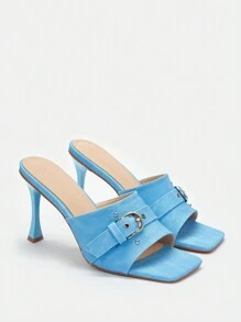 CUCCOO SZL 女性高跟鞋涼鞋 - 藍色 - 查看 6