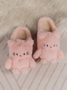 Women's Funny Home Slippers - Pink - View 5