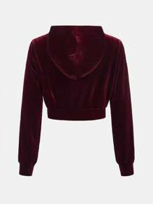 Teen Girl Contrast Tape Side Zip Up Jacket & Pants