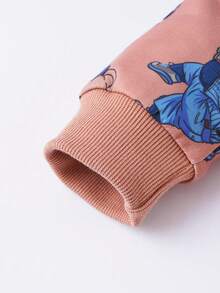 男嬰卡通圖案衛衣和衛褲